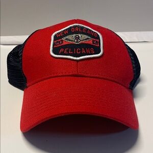 New Orleans Pelicans Red and Black Cap